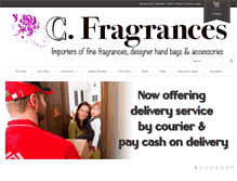 Tablet Screenshot of cfragrances.com